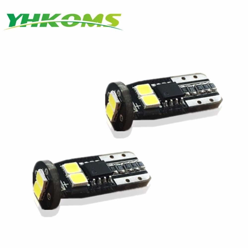 YHKOMS 2 PCS T10 LED  W5W LED 6SMD 2835 ڵ..